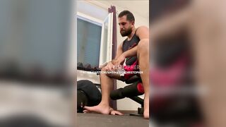 Gym training - spitting on my slave - 6 image