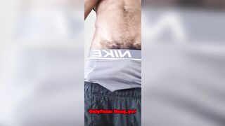 Playing with my bulge BBC tease, oil massage abs - 4 image