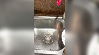 Morning routine | jerking in the sink - 3 image
