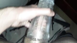 CD Femboy Fucking Fleshlight Flight with Internal Cumshot Bonus