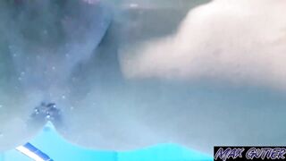 Risky underwater masturbation in a public swimming pool - 6 image