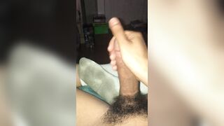 Jerking off my hairy cock till I cum - 5 image