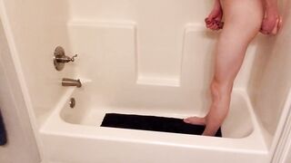 Femboy Rides Dildo In The Bathroom - 7 image