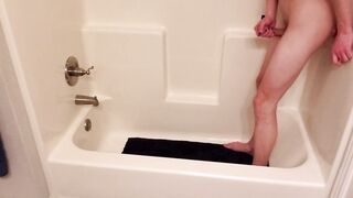 Femboy Rides Dildo In The Bathroom - 9 image