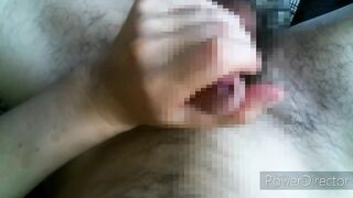 Daily masturbation. Shooting cock from above (1) - 2 image