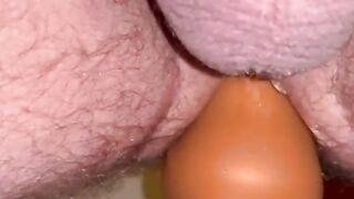Massive dildo going deep into my ass, almost all the way! - 7 image