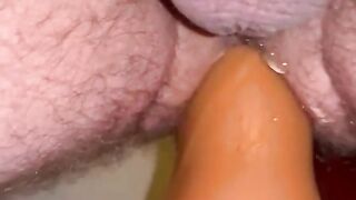 Massive dildo going deep into my ass, almost all the way! - 8 image