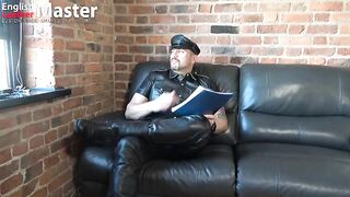 Leather Boss laughs at you for your tiny dick PREVIEW - 3 image