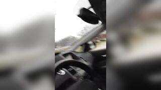 Public car jerking-off in a parking lot, verbal masturbation, orgasm in jeans, belt. - 3 image