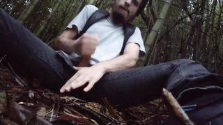 toching myself in the woods to cumshot - 5 image