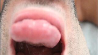 Epic male mouth tease - 1 image