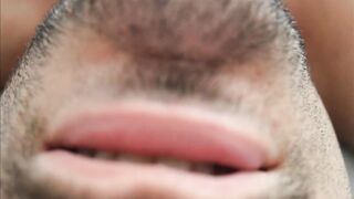 Epic male mouth tease - 2 image