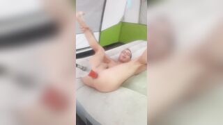 More horse dildo fuck machine - 2 image