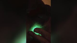 Sticking a glowstick up butt turned into Fucking myself with a glowstick - 6 image