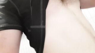 Daddy Sweaty After The Gym / Quickie Piss And Cumshot In Public - 4 image