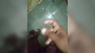 Indian Telugu Boy Mastrubating in Bathroom Black Cock - 10 image