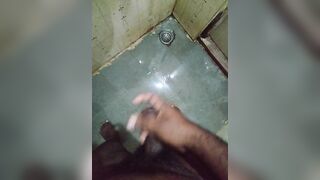Indian Telugu Boy Mastrubating in Bathroom Black Cock - 8 image