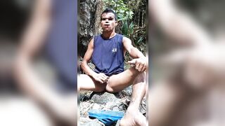(Pinoy jakol) sneaking and Jerking Off outside again - 2 image