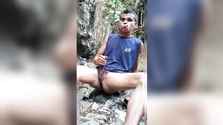 (Pinoy jakol) sneaking and Jerking Off outside again - 7 image