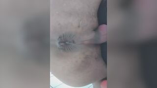 massaging inside the butthole