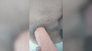 massaging inside the butthole