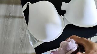 Cum on beautiful worn underwear ordered on internet - 1 image