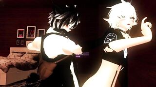 Femboy slut gets his ass DESTROYED against the wall by his twink "friend" TRAILER - 4 image