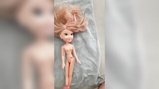 Ejaculation on the doll - standing properly and waiting for the sperm - 7 image