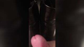Cum on Leather Boots - 7 image