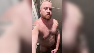 Edging in the gym shower - 7 image