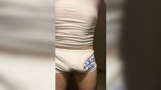 Showing bulge in my underwear - 1 image