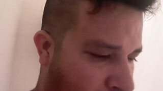 Trying to find a place to put the camera then it gets wet