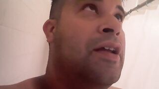 Trying to find a place to put the camera then it gets wet