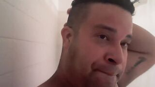 Trying to find a place to put the camera then it gets wet