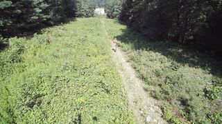 A naked jog with a drone follower - 6 image