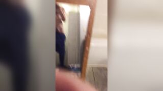 Sexy muscular dude jerks his big cock for his fans - 4 image