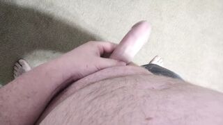 Jerked off and Cums on Hand - 1 image