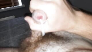 So Much Precum / Big Cumshot / Big Stringy Load In My Hand, Scooped Off Of My Body / 4k Quality - 6 image