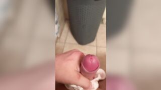 Jerking off in mother inlaws pissy pantys - 7 image