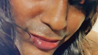 Cross dresser cum load masturbation - 1 image