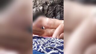 Public BB fuck with hot daddy on nudist beach - 2 image