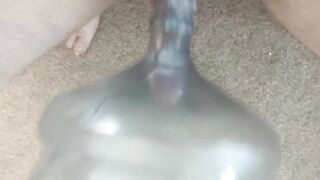 Cumming in a Culligan water bottle - 6 image