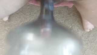 Cumming in a Culligan water bottle - 9 image
