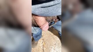 Little Dick sunny day piss outside - 4 image