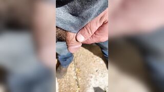 Little Dick sunny day piss outside - 7 image