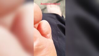 Master Ramon massages his divine feet after a hard run - 10 image