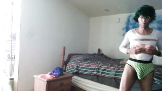 GREEN HAIRED ANIME CD WITH TOY IN BOOY PART 1 - 2 image