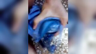 Desi wife ki Bra Panty p muth maari - 9 image