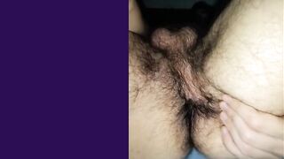 Twink's Hairy Balls and Ass need teasing, throbbing. - 7 image