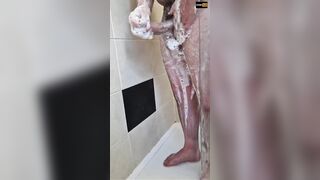 Virgin Wanks In Shower - 4 image